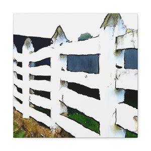 Fence in the Barnyard - Canvas