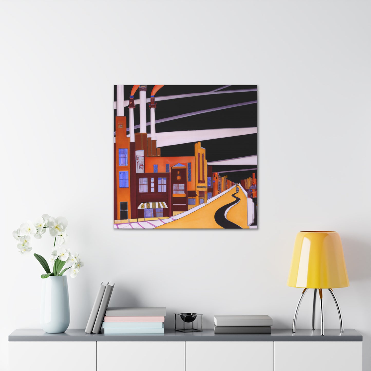 "Urban Phantoms Rising" - Canvas