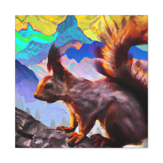 "Squirrel in the Park" - Canvas