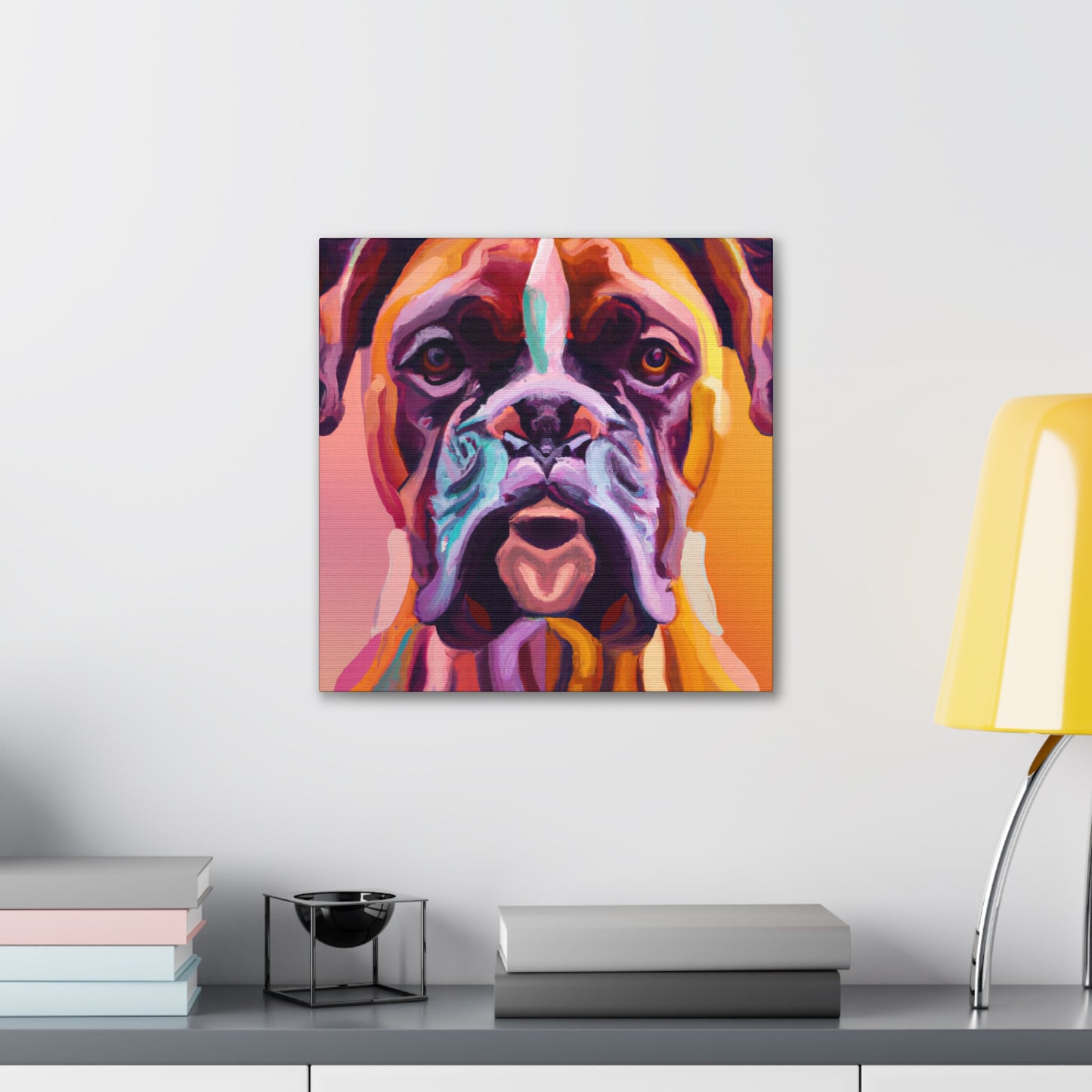 Champion Boxer Portrait - Canvas