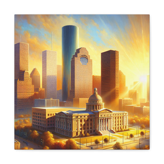 "Enchanting Lone Star Ambiance" - Canvas