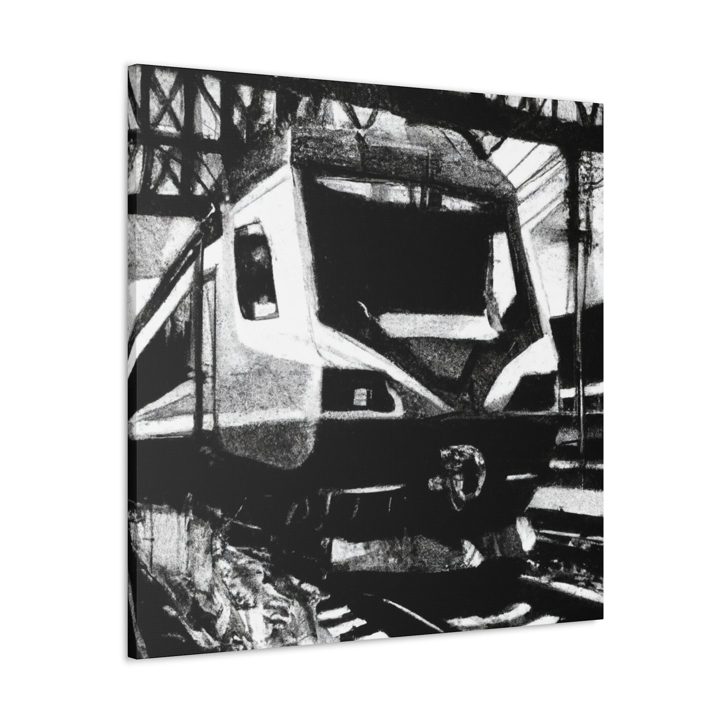 Train in Transition. - Canvas