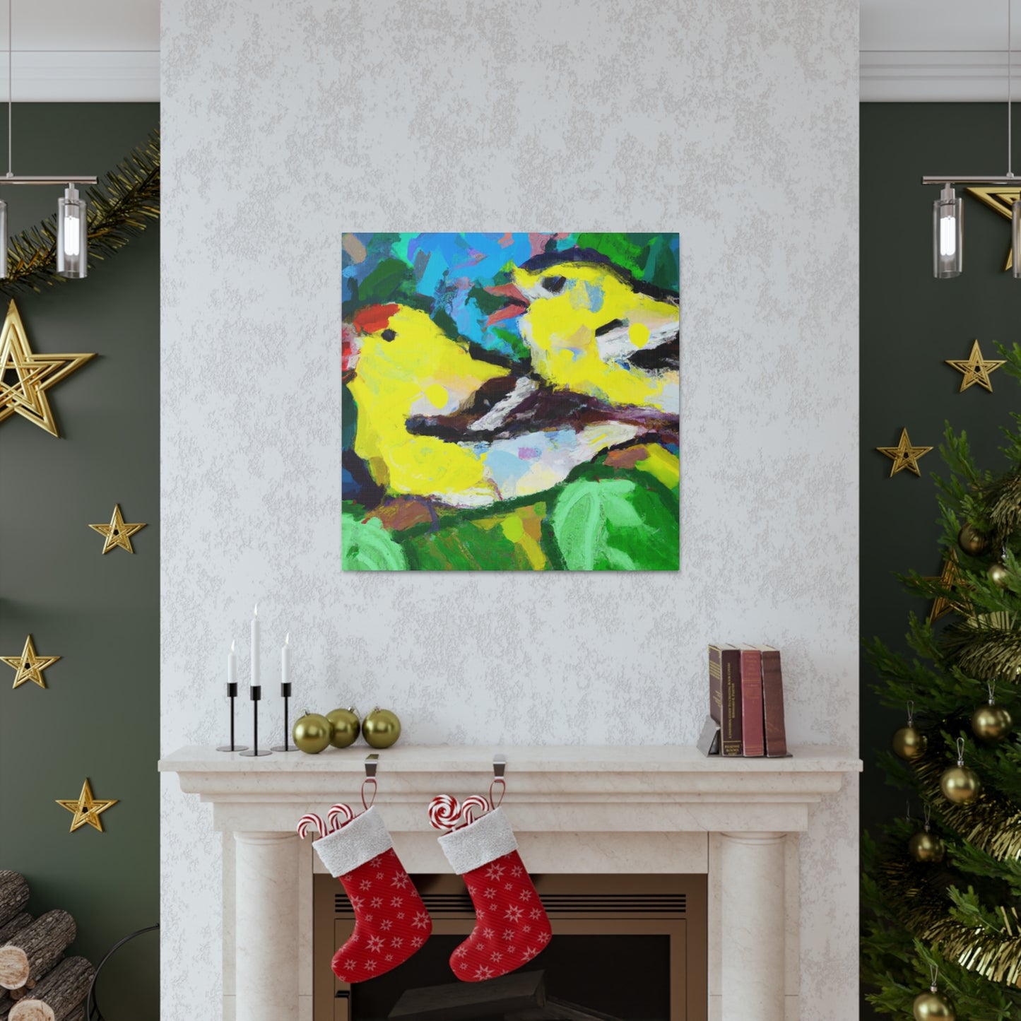 "American Goldfinch Beauty" - Canvas