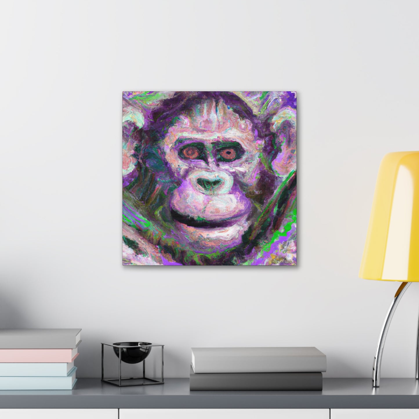 "Chimp in Expressionism" - Canvas