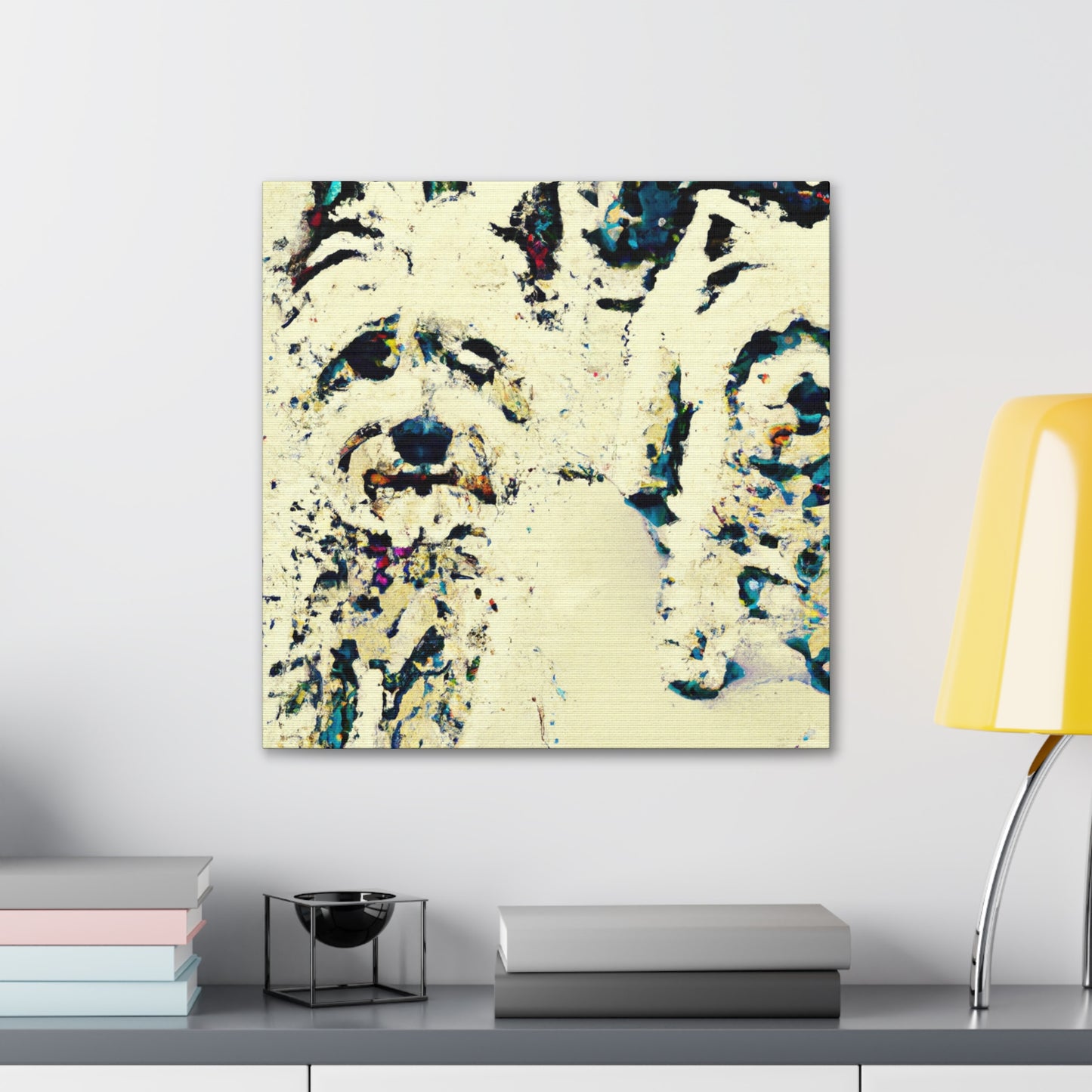 "Proud Bichon Musing" - Canvas