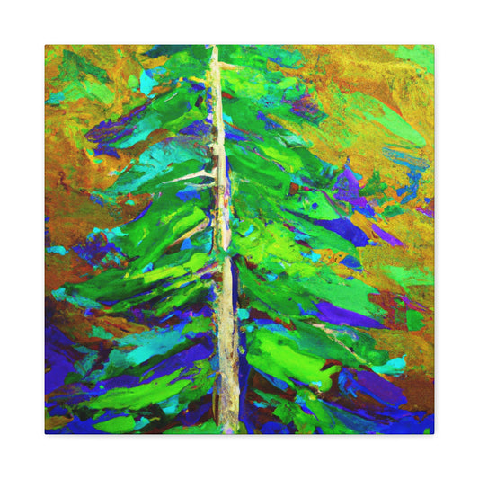 Douglas Fir Impressionism - Canvas