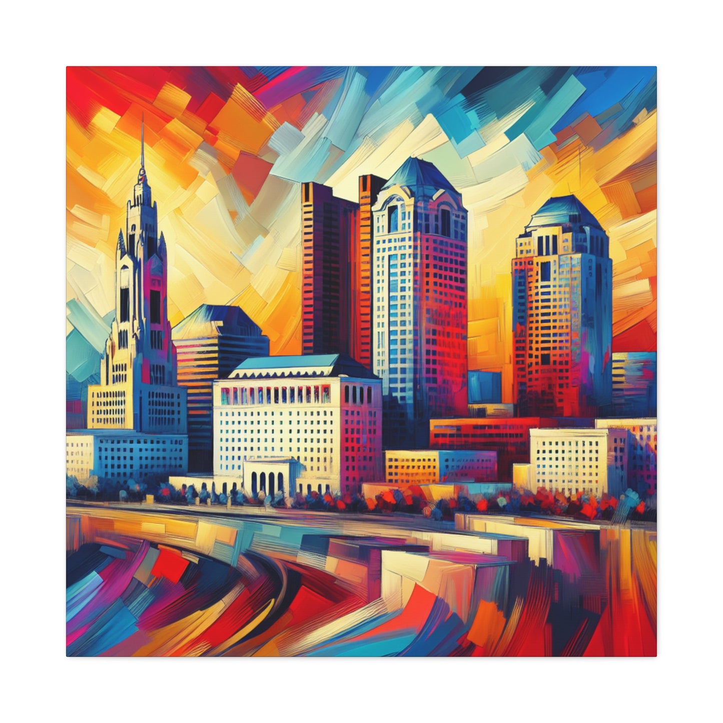 Pulsating Columbus Vortex - Canvas