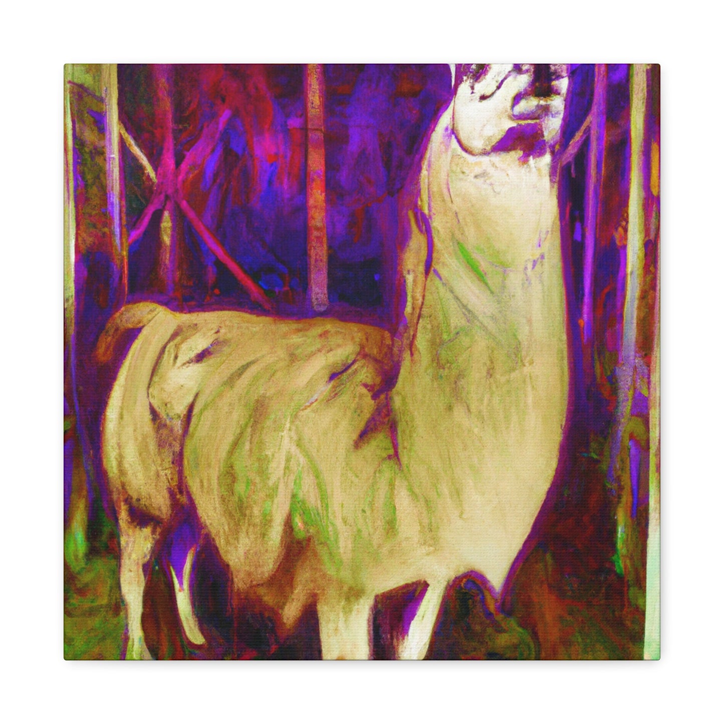 Llama Majestic Splendor - Canvas