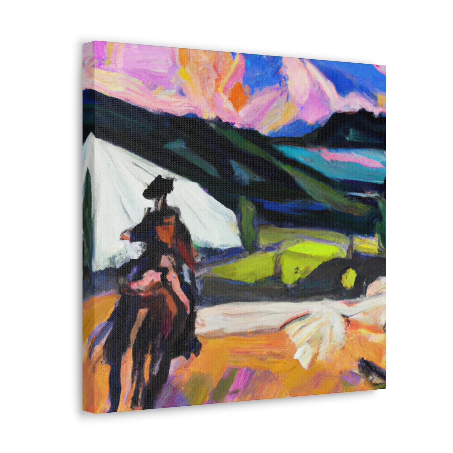 "Western Vistas in Paint" - Canvas