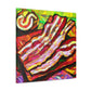 "Savory Sizzling Bacon" - Canvas