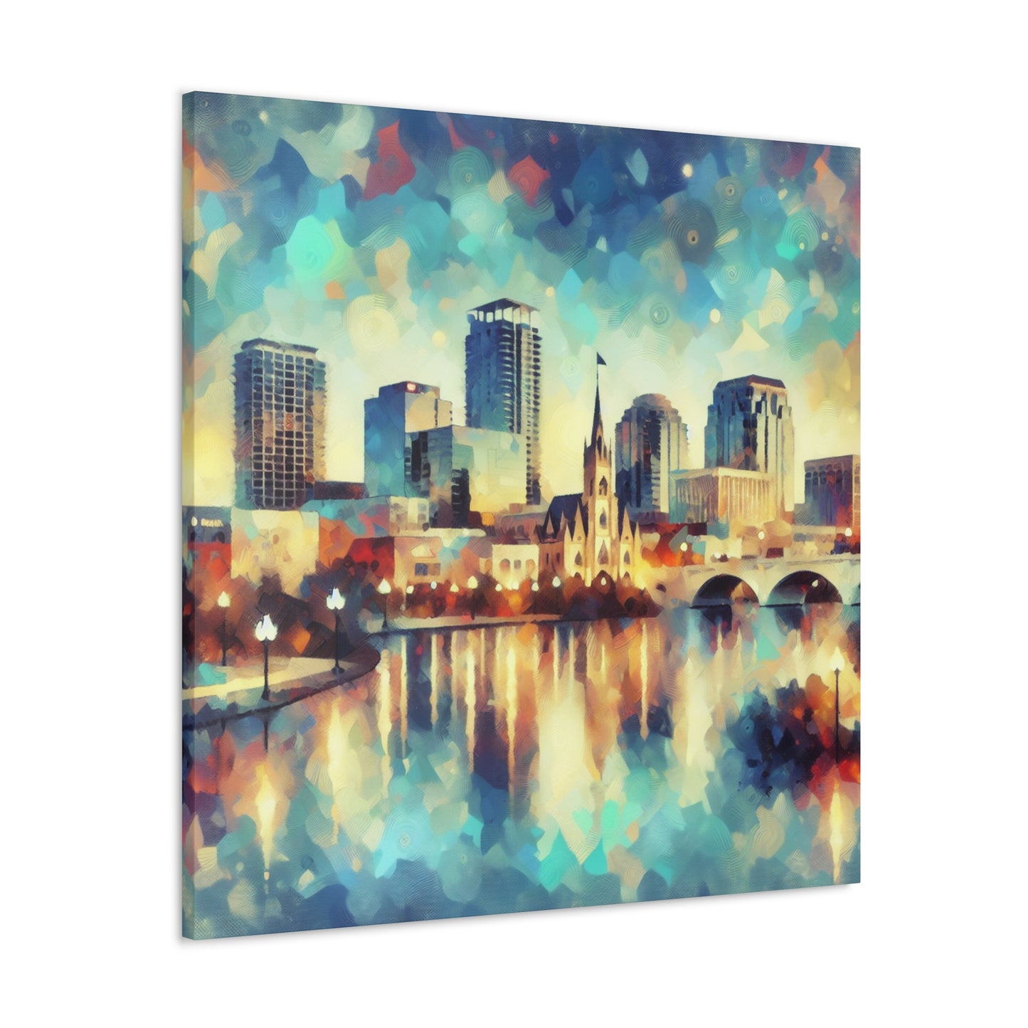 "Vibrant Orlando Tales" - Canvas