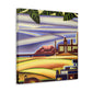 "Countryside in Art Deco" - Canvas