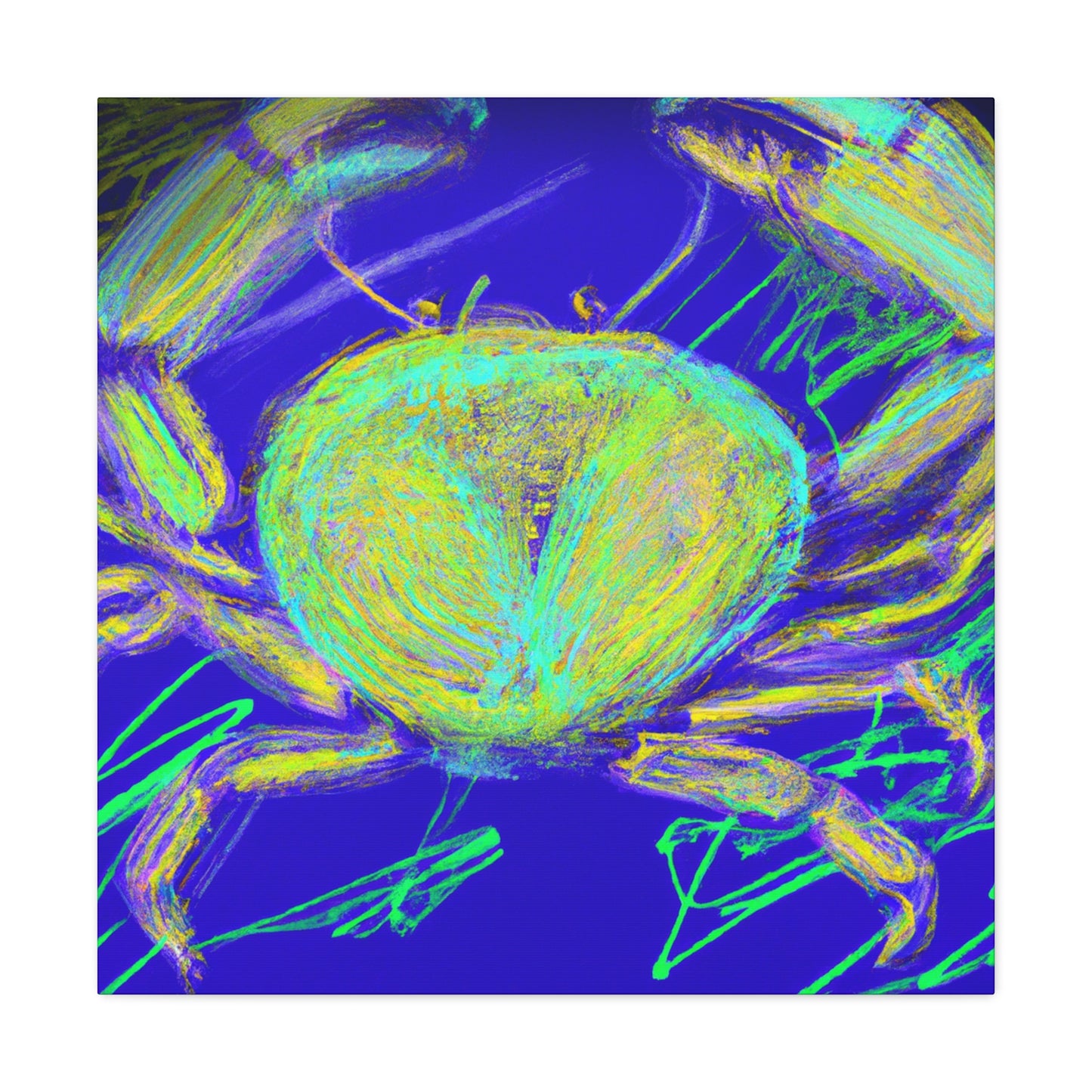 Crab in Impressionism - Canvas