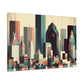 Urban Reflections Unveiled - Canvas