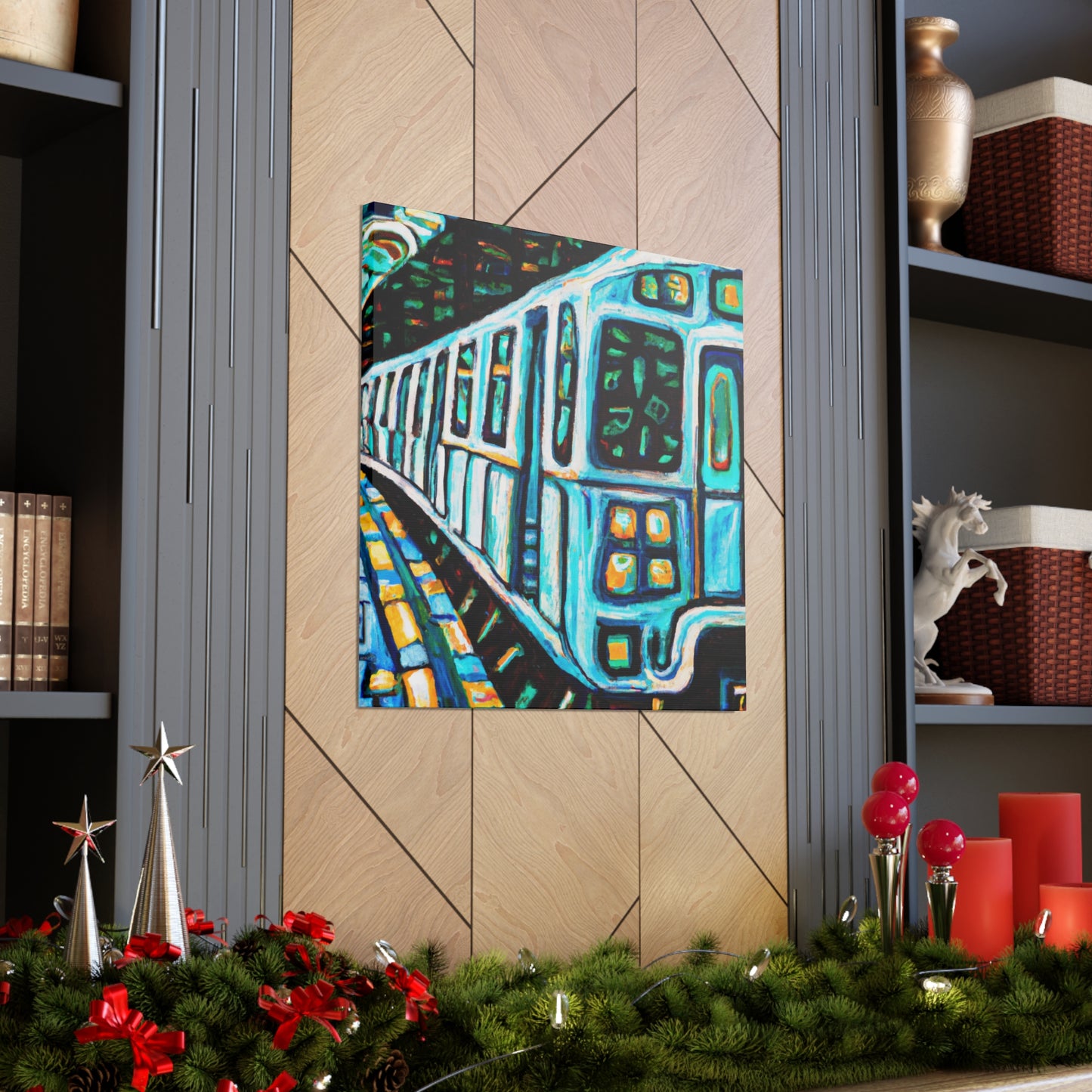 Subway Train Vizionary - Canvas