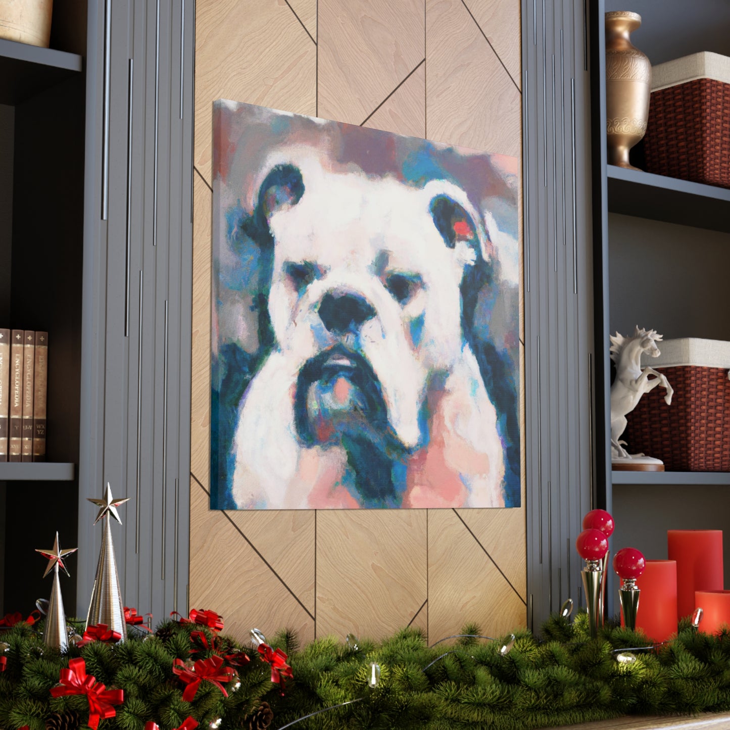 American Bulldog Impression - Canvas