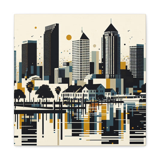 "Serene Tampa Melodies" - Canvas