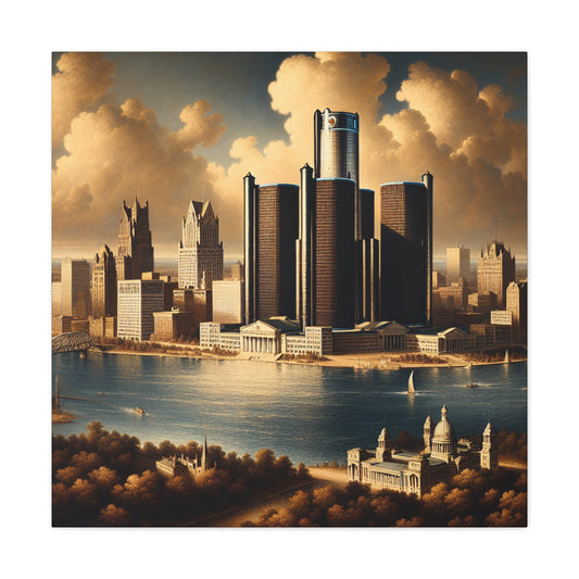 "Radiant Legacy of Detroit" - Canvas