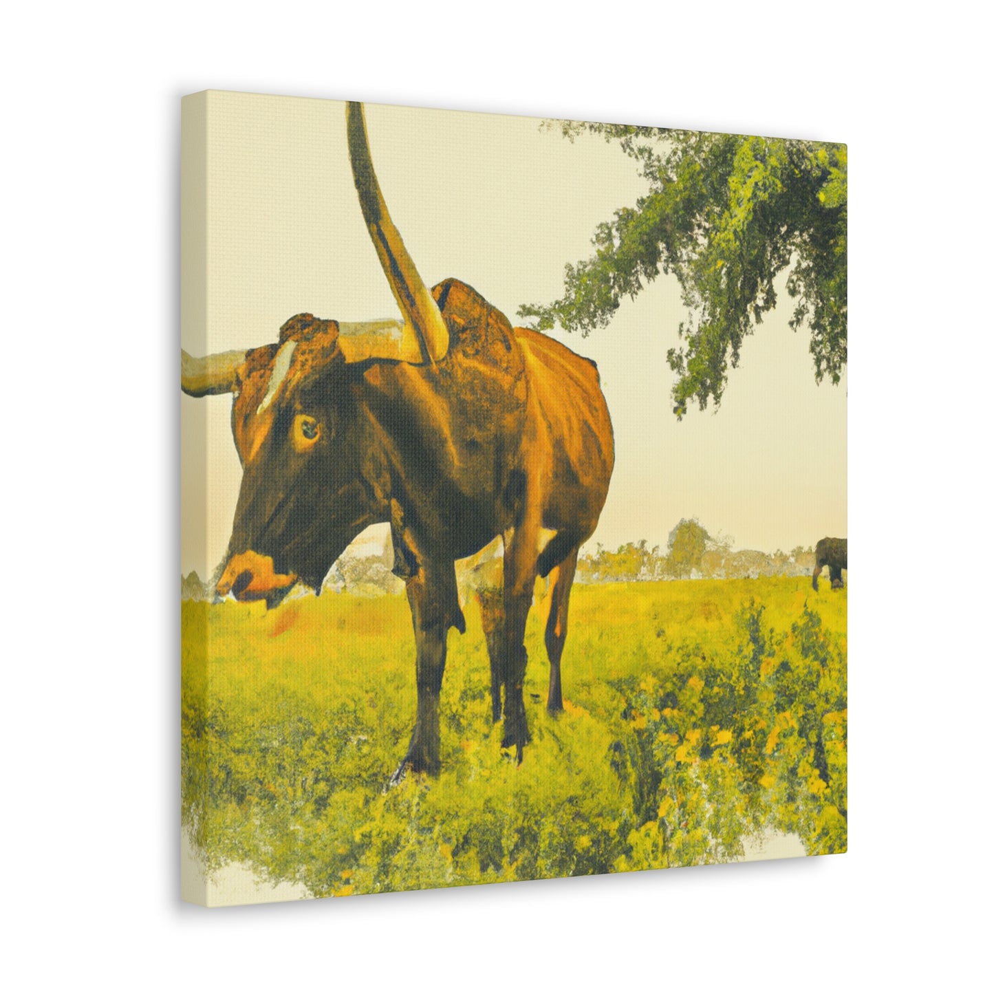 Lone Star Longhorns - Canvas