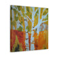 Birch Tree Reflection III - Canvas