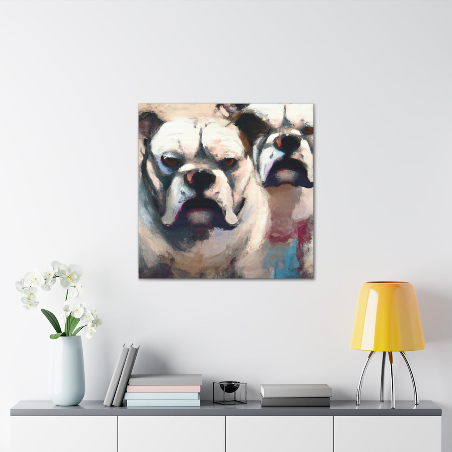 "American Bulldog Powerlines" - Canvas