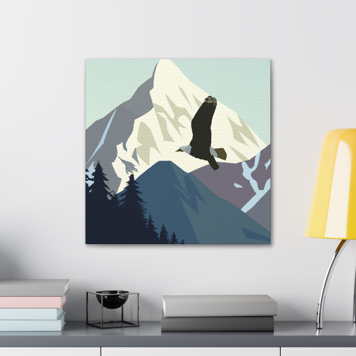 "Bald Eagle: Minimalism" - Canvas