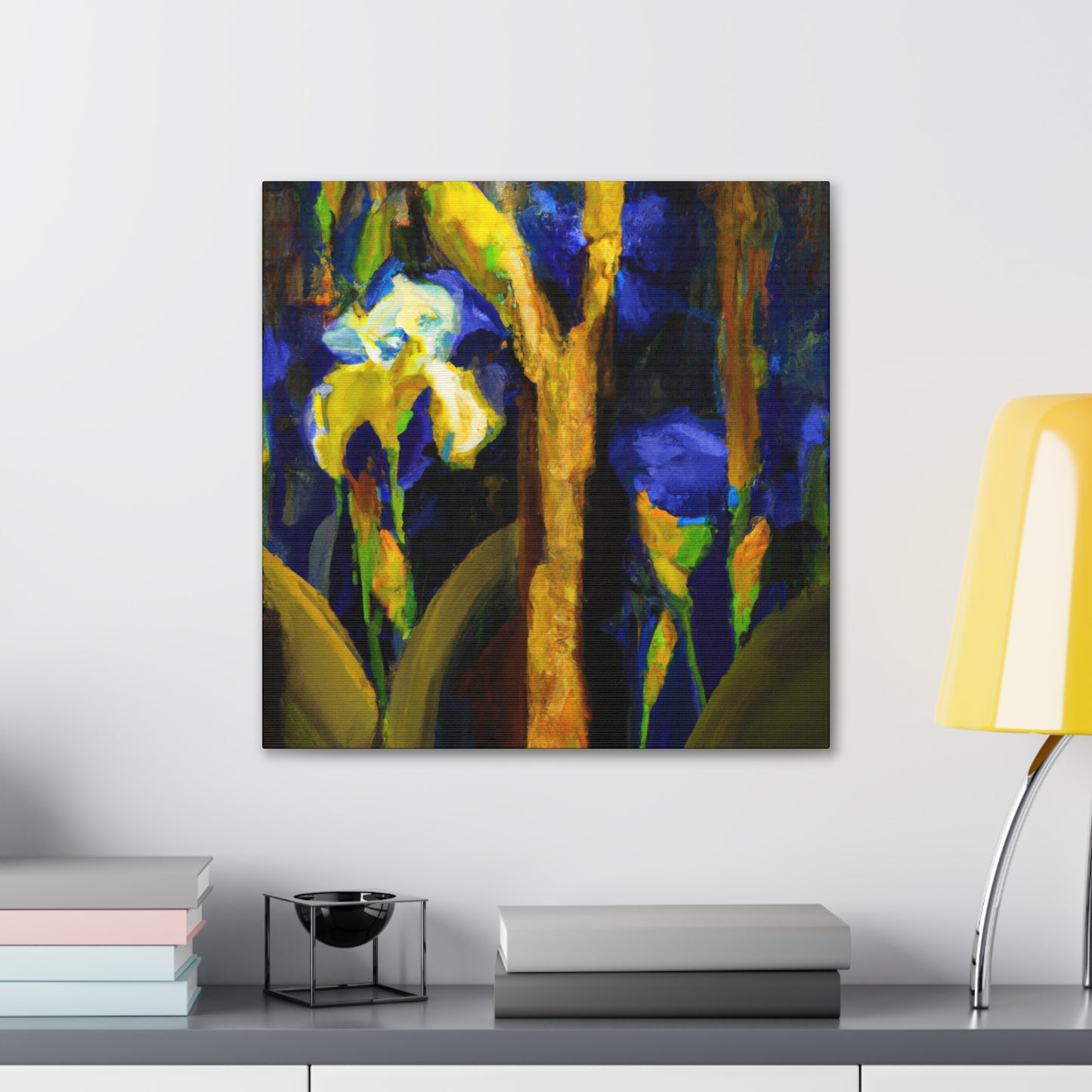 Iris in Abstraction - Canvas