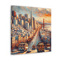 Golden City Horizon - Canvas