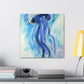 Jellyfish Vibrant Hues - Canvas