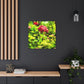 "Hydrangea Digital Tapestry" - Canvas