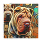 "Shar Pei Dreamscape" - Canvas