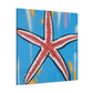 Vibrant Starfish Splendor - Canvas