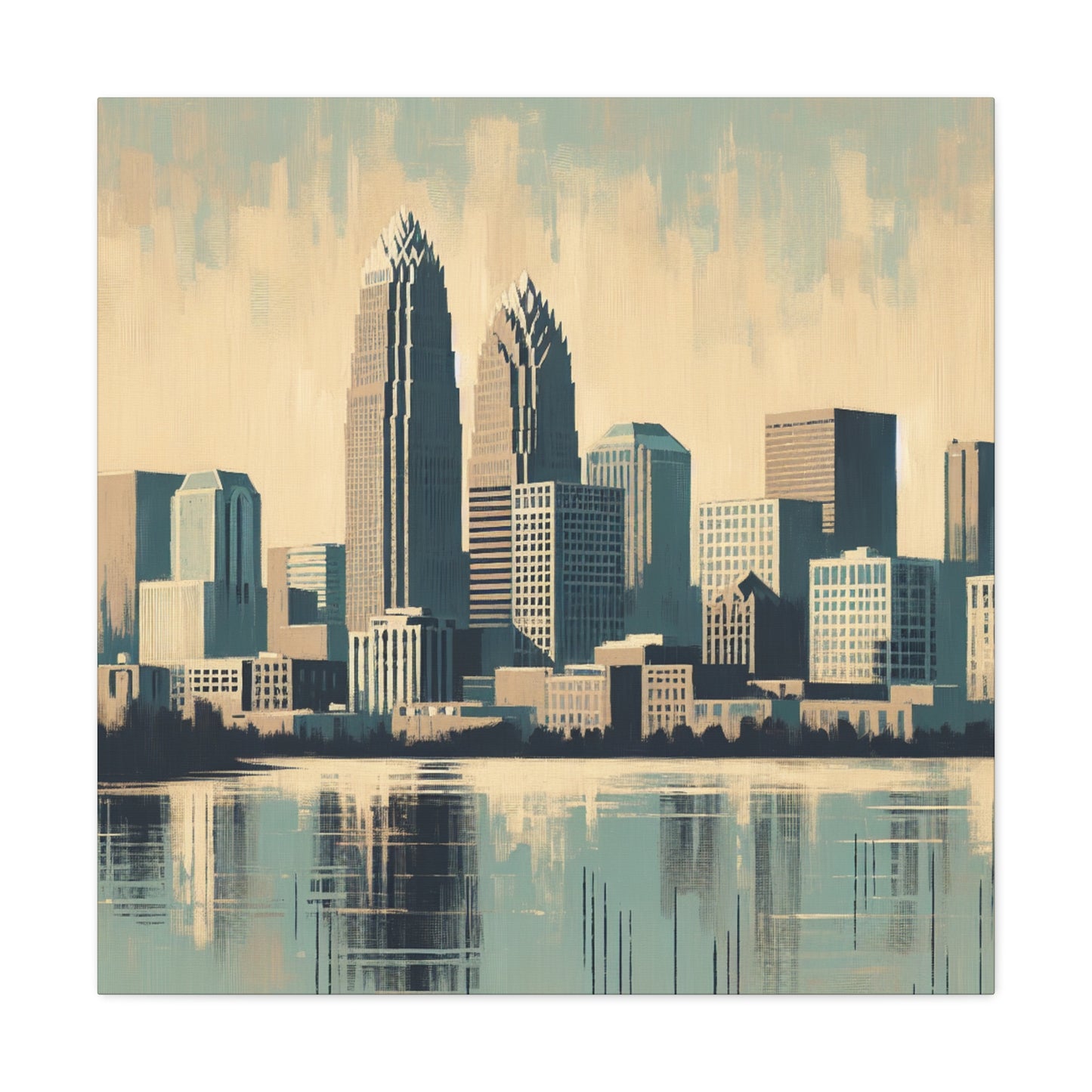 "Southern City Whispers" - Canvas