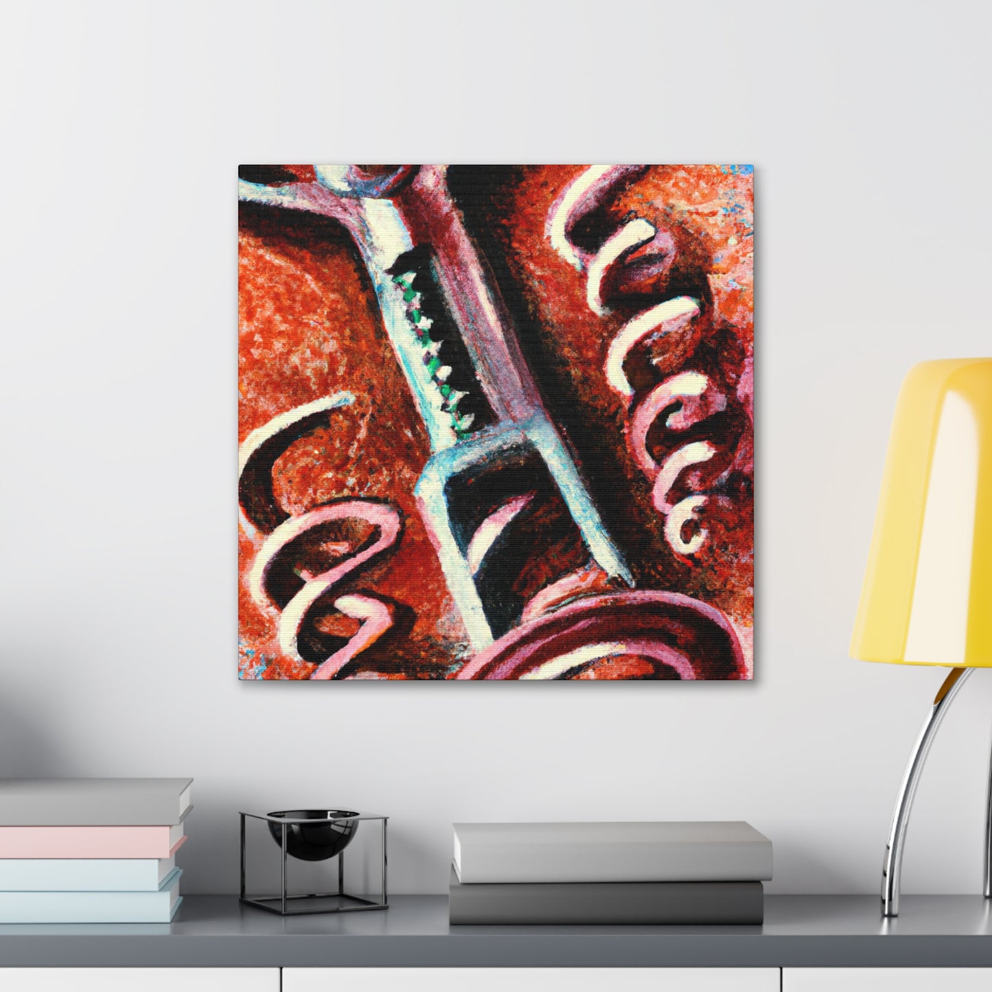 "Corkscrew with Neoclassicism" - Canvas