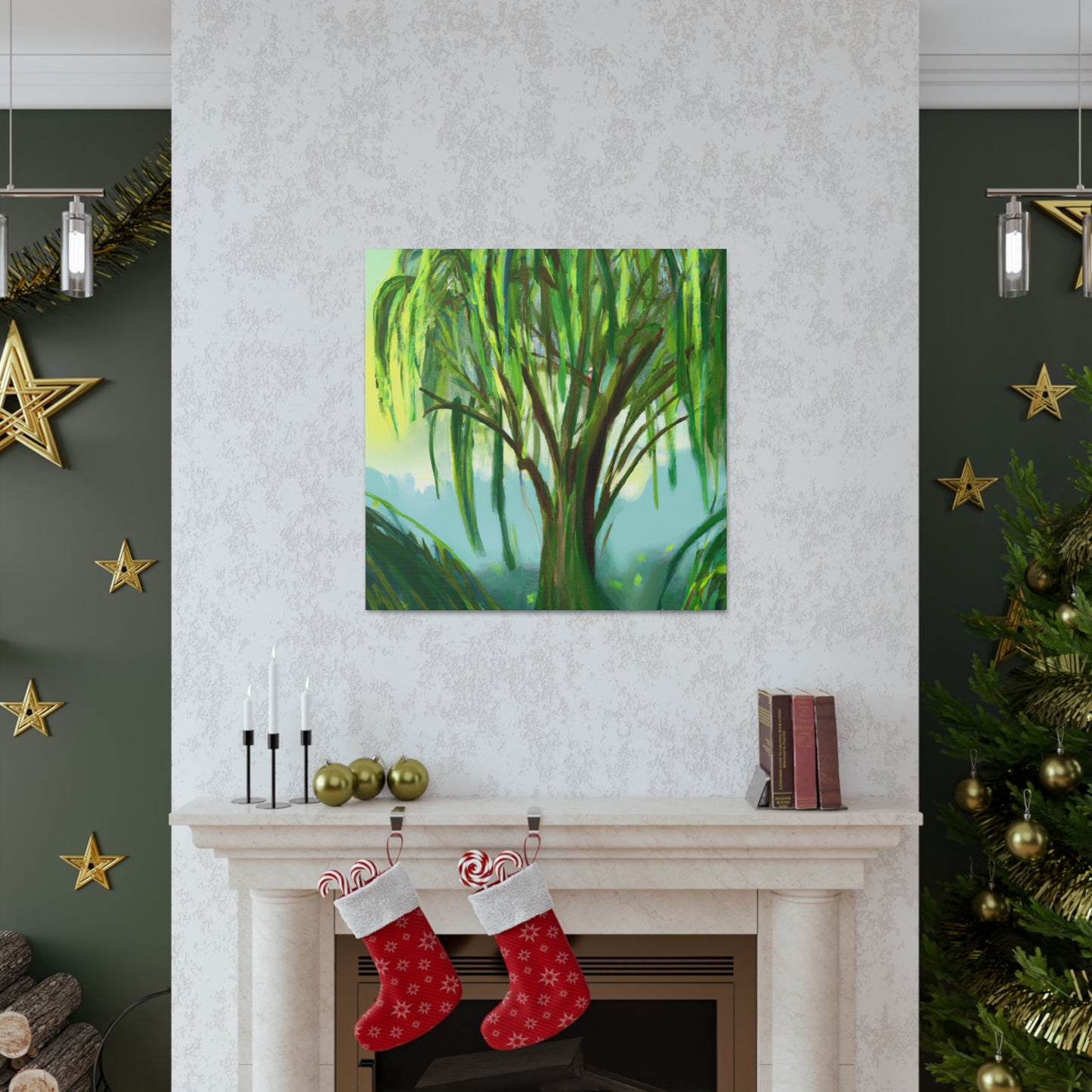 Willow Tree Reflection - Canvas