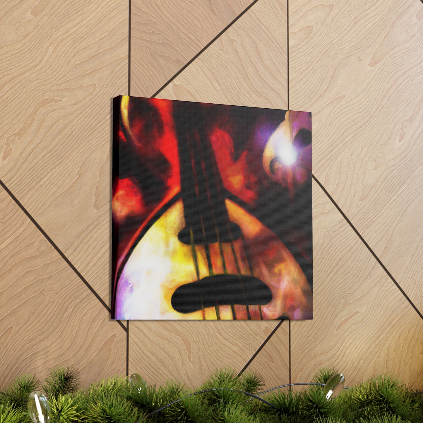 "Mandolin's Timeless Melody" - Canvas