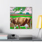 Majestic Jersey Cattle - Canvas