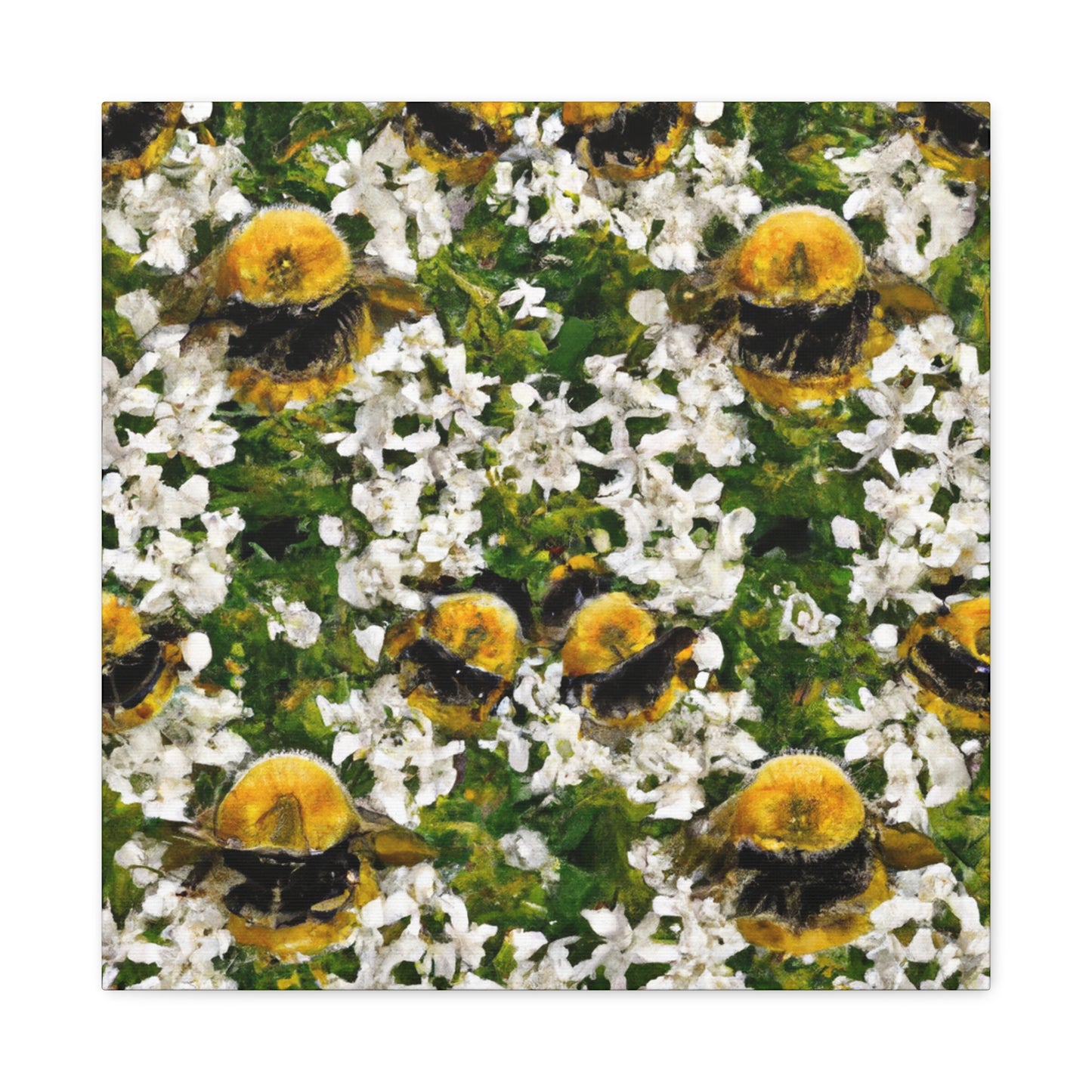 Bumblebee in Impasto - Canvas