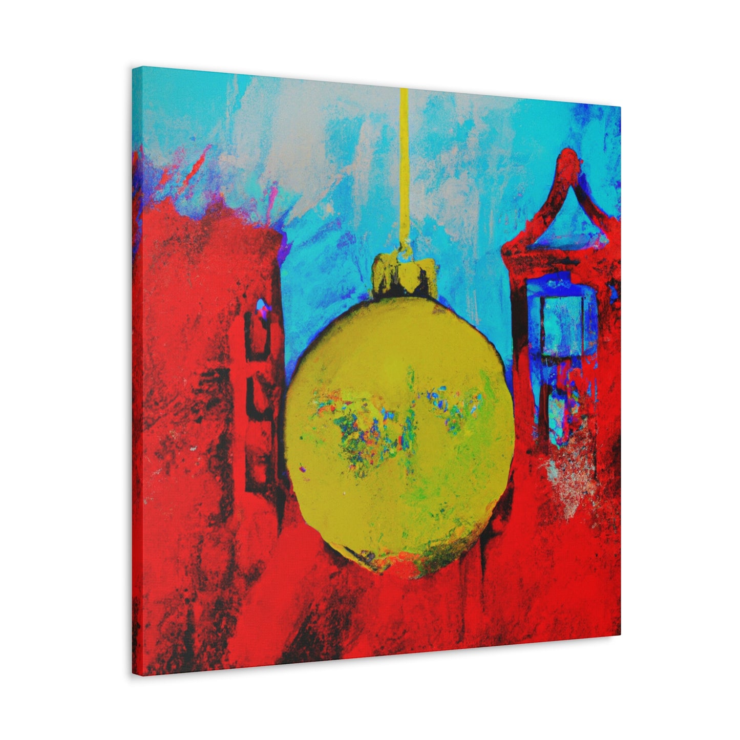 Festive Bauble Glow - Canvas