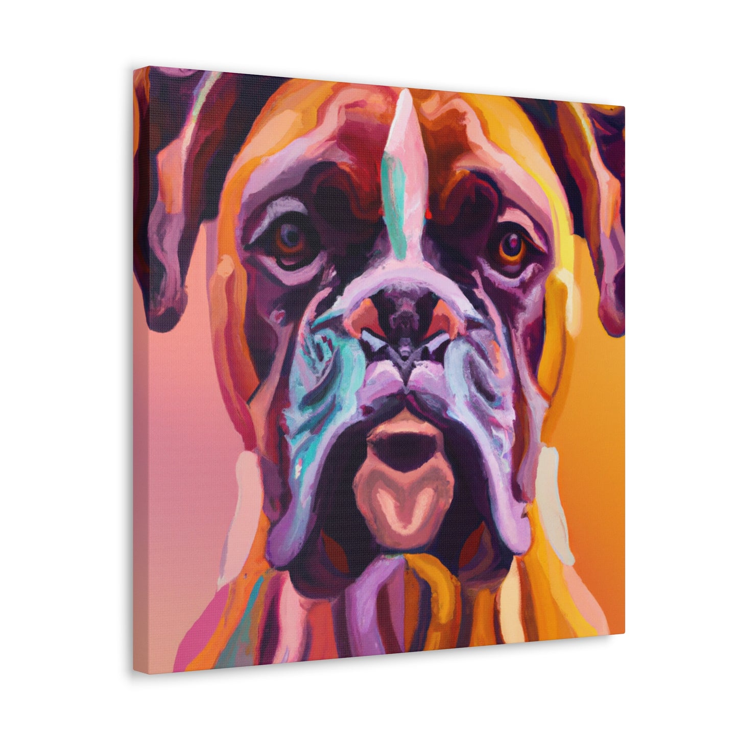 Champion Boxer Portrait - Canvas