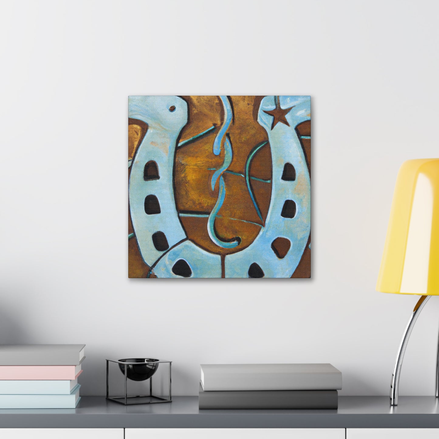 "The Glinting Horseshoe" - Canvas