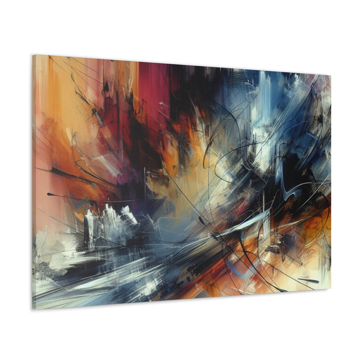 Rhythmic Torrential Symphony - Canvas