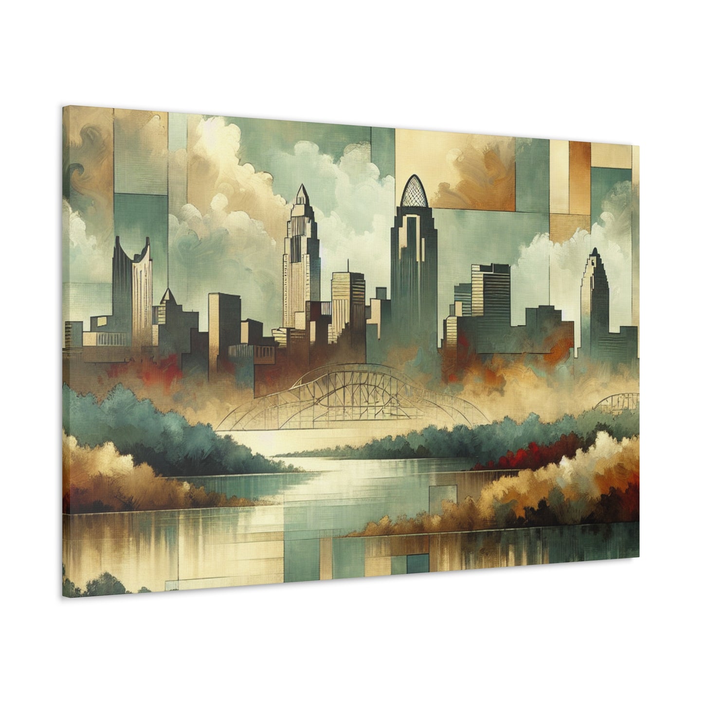 "Flourishing Queen City" - Canvas