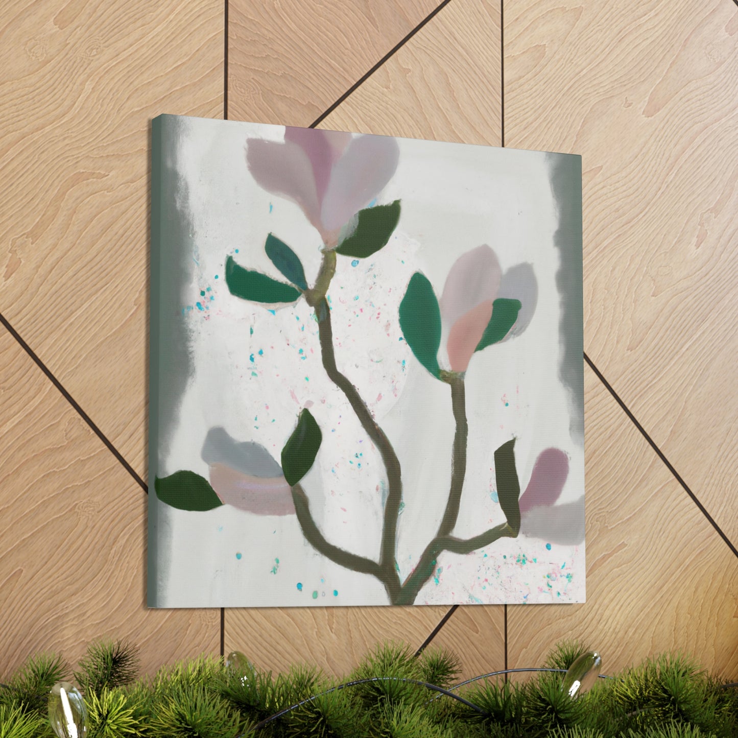 "Magnolia's Lush Canopy" - Canvas