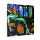 "Tractor in Bloomfield" - Canvas