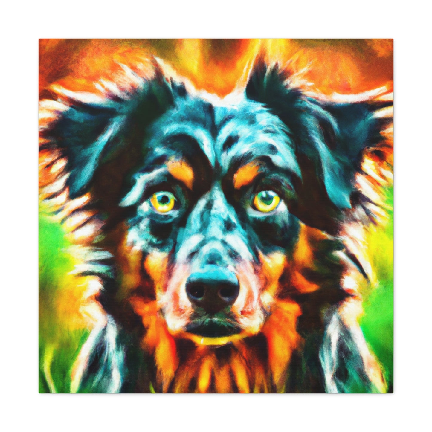 Glamorous Aussie Shepherd - Canvas