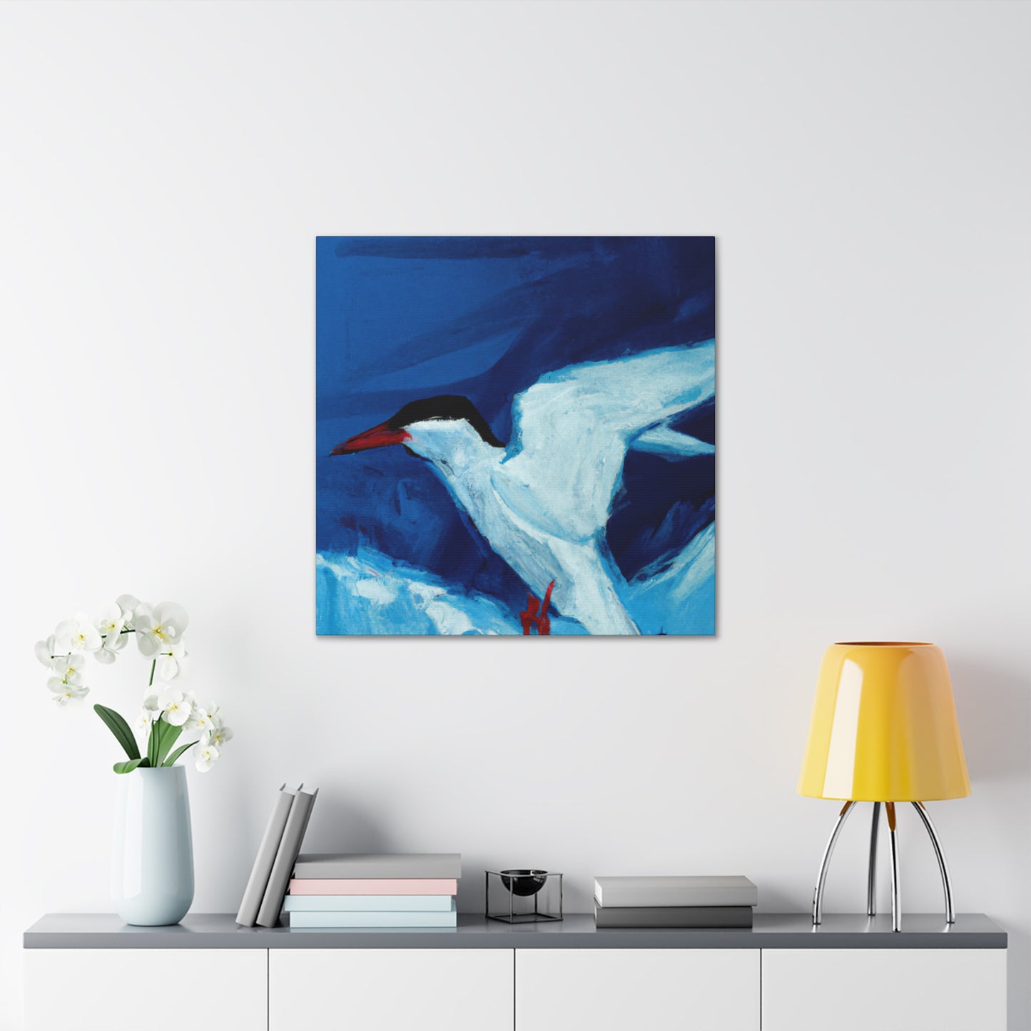 Arctic Tern Expressionism - Canvas