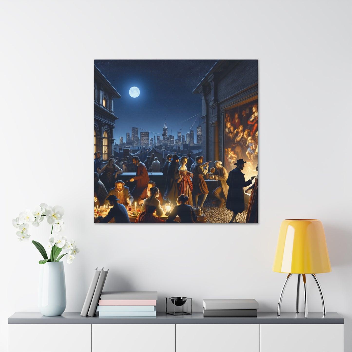 Exuberant Evening Festivities - Canvas