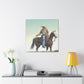 "Cowboy on Horseback" - Canvas