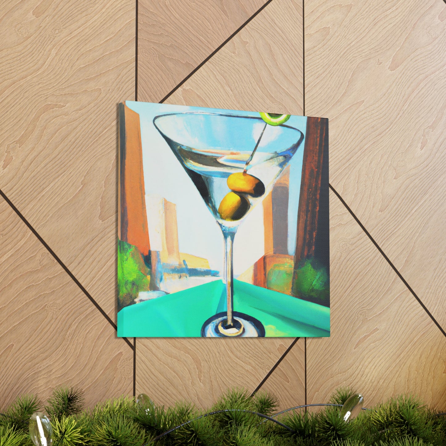 Martini Man Pop Party - Canvas